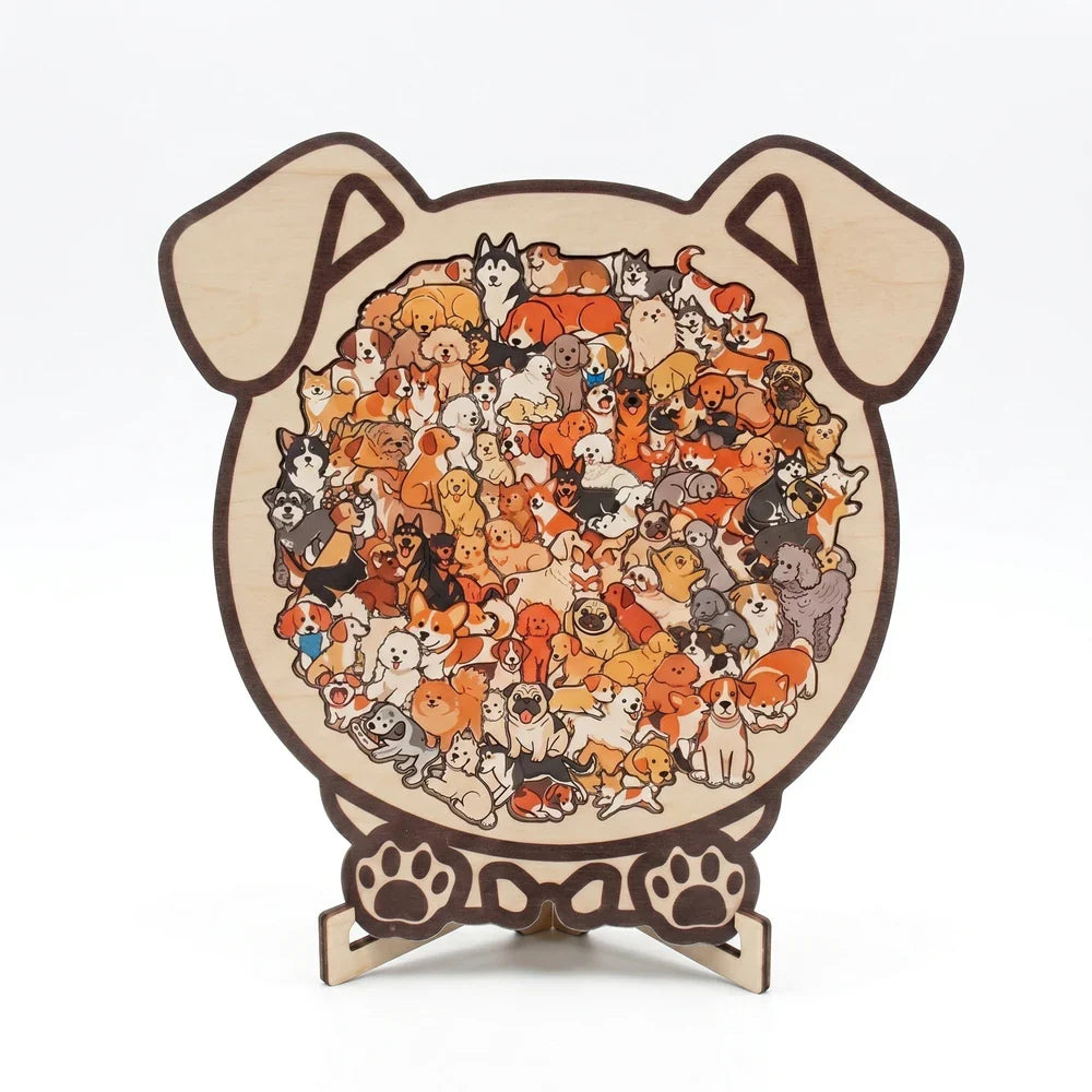 PawsMana™ Wooden Puzzle