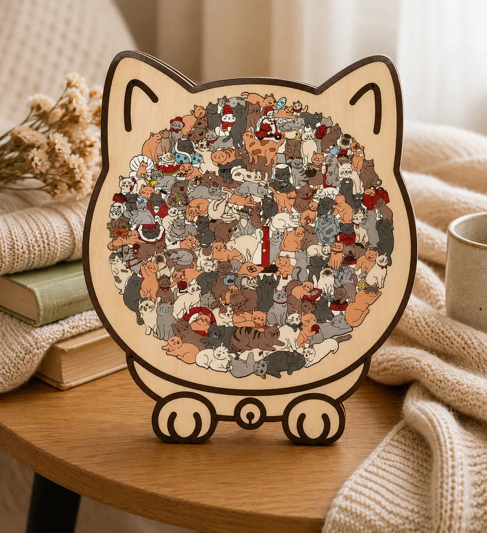 PawsMana™ Wooden Puzzle