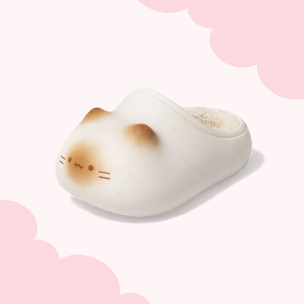 Cat Paw Print Slippers