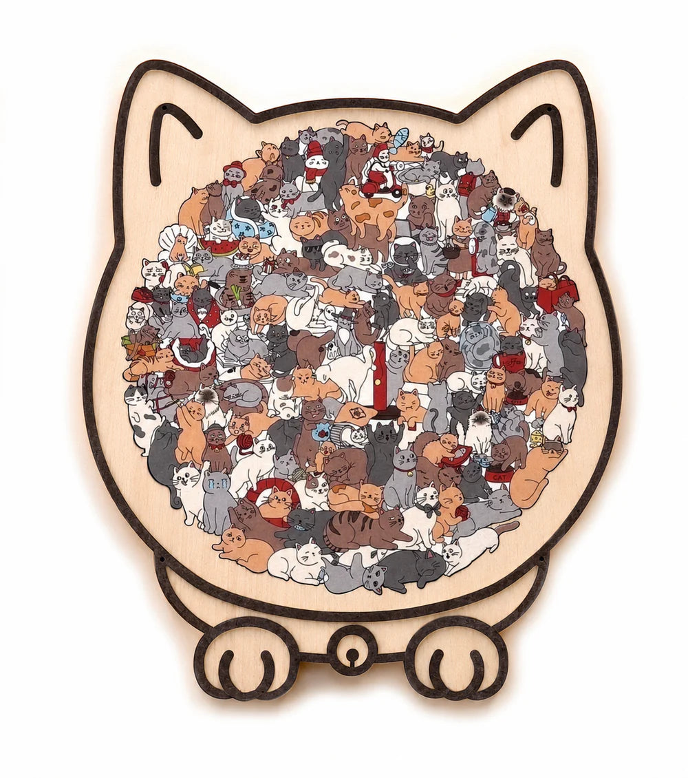 PawsMana™ Wooden Puzzle