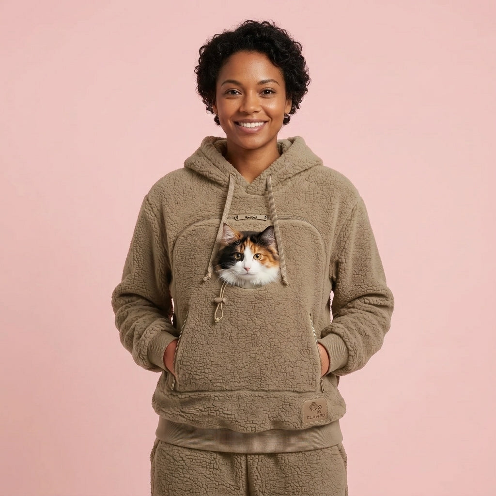 PawsMana™ Hoodie with Pet Tote Carrier