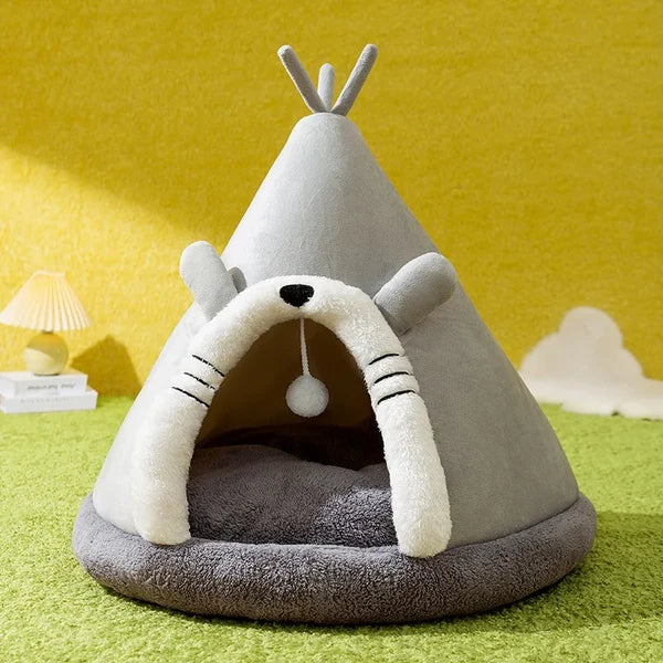 Cozy Pet Plush Tent Bed