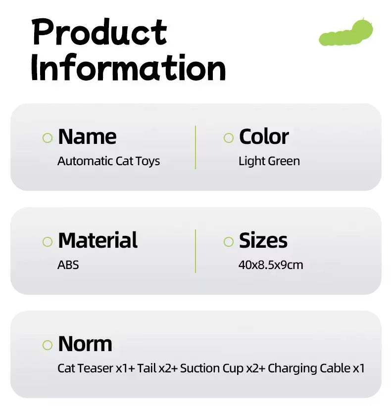 Caterpillar Smart Cat Toy
