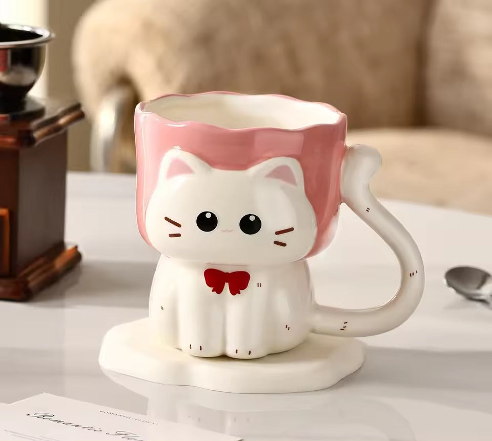 Adorable Cat Themed Cup