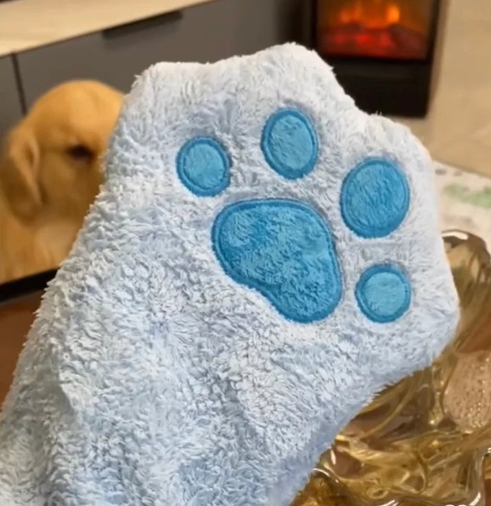 Microfiber Paw Pet Glove