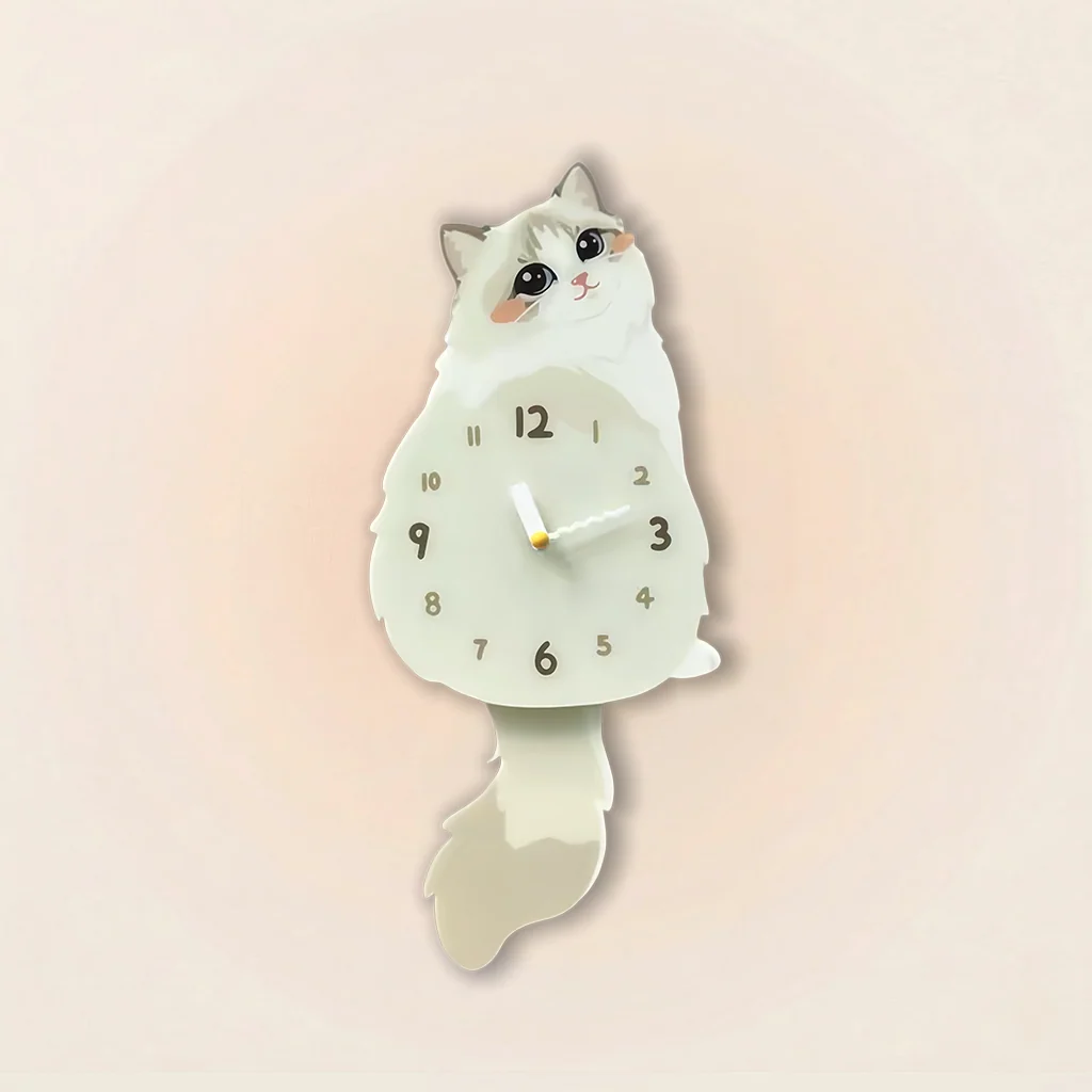 Ragdoll Cat Wall Clock