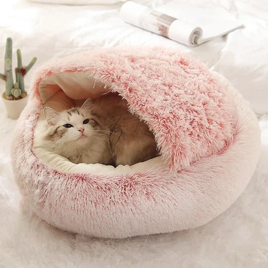 Cozy Fluffy Cat Bed