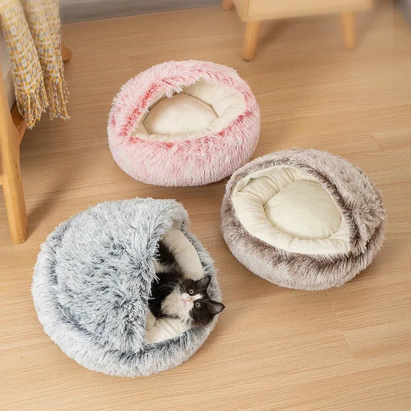 Cozy Fluffy Cat Bed