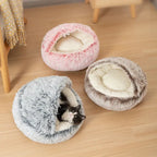 Cozy Fluffy Cat Bed