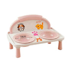Double Bowl Pet Feeding Table