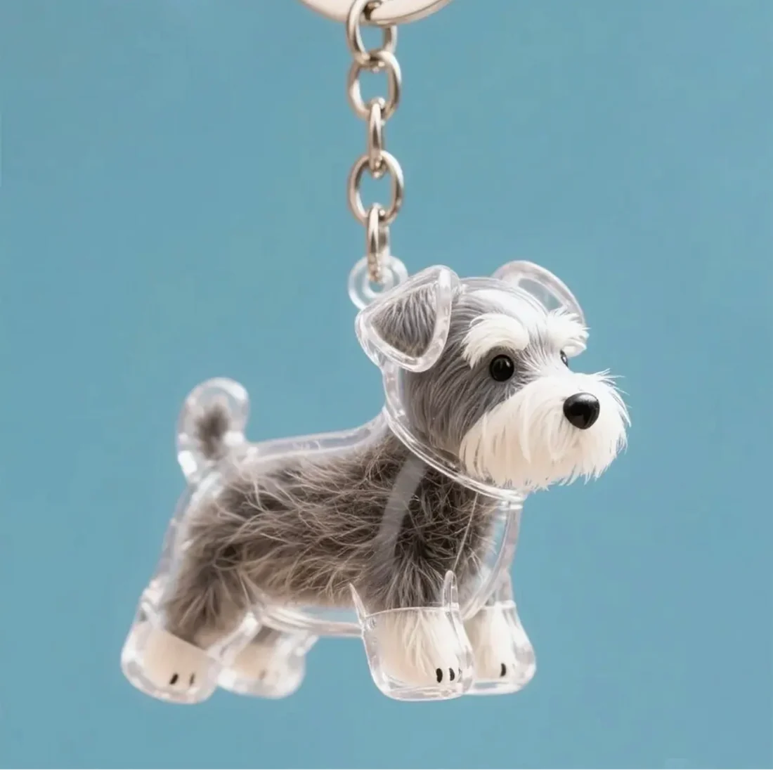 Dog Hair Storage Keychain