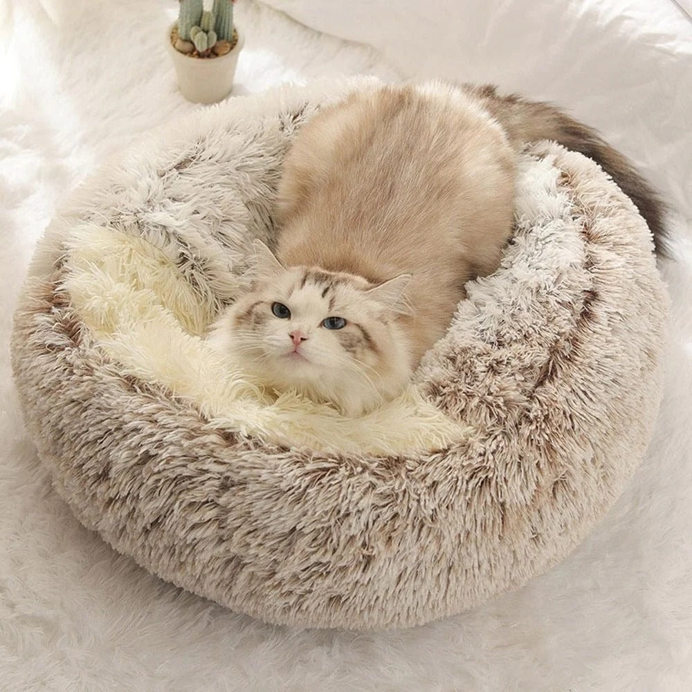 Cozy Fluffy Cat Bed
