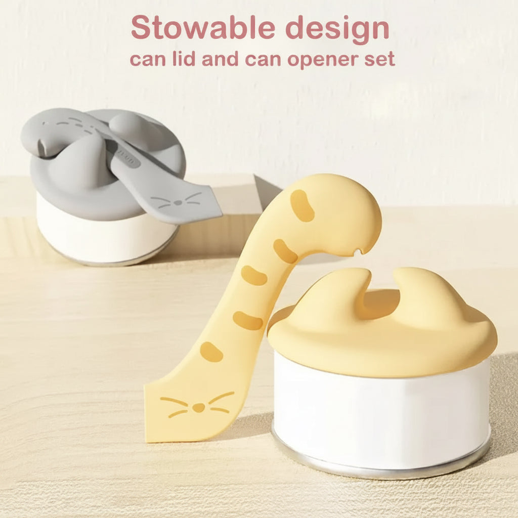 Pet Spoon & Can Lid Set