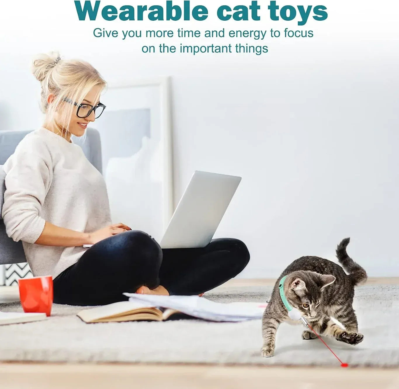 Laser Collar Cat Toy