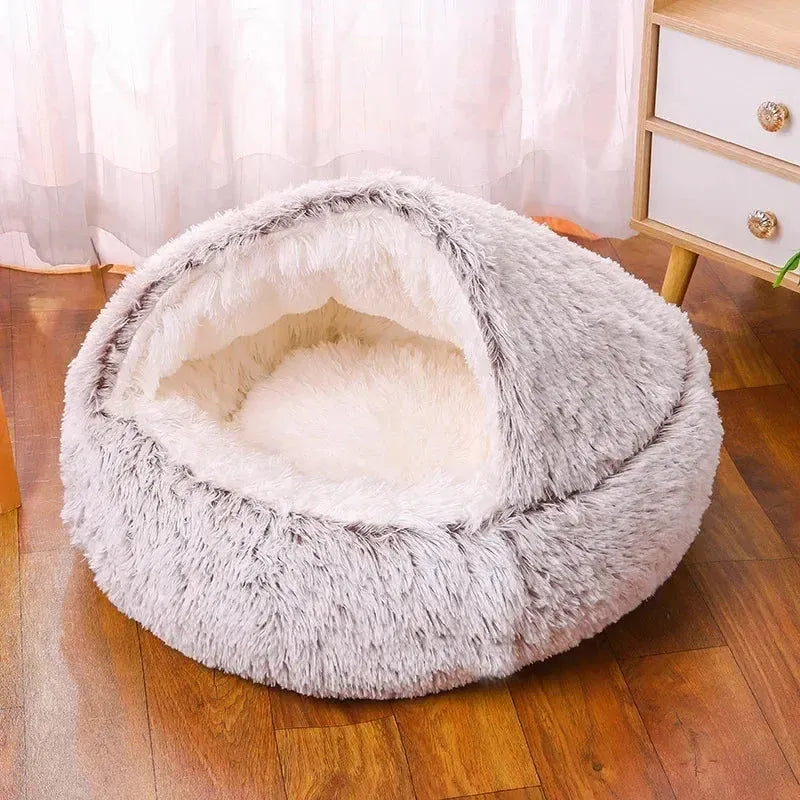 Cozy Fluffy Cat Bed