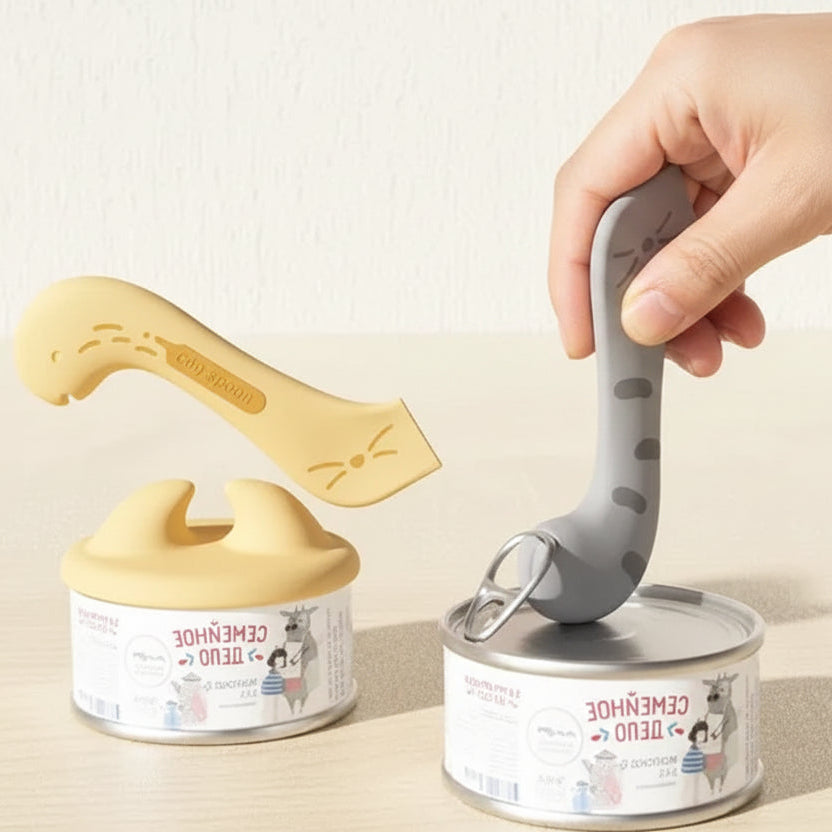 Pet Spoon & Can Lid Set