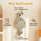 Ragdoll Cat Wall Clock