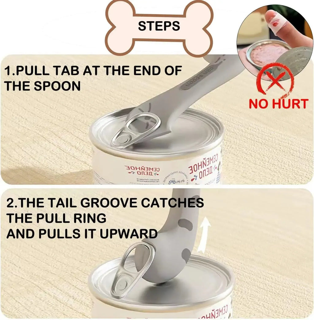 Pet Spoon & Can Lid Set