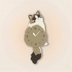 Ragdoll Cat Wall Clock