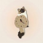 Ragdoll Cat Wall Clock