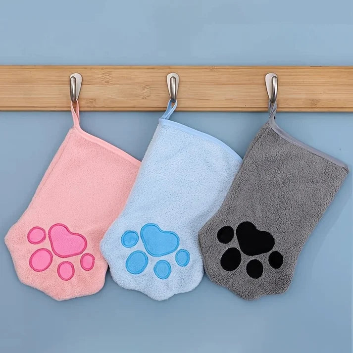 Microfiber Paw Pet Glove
