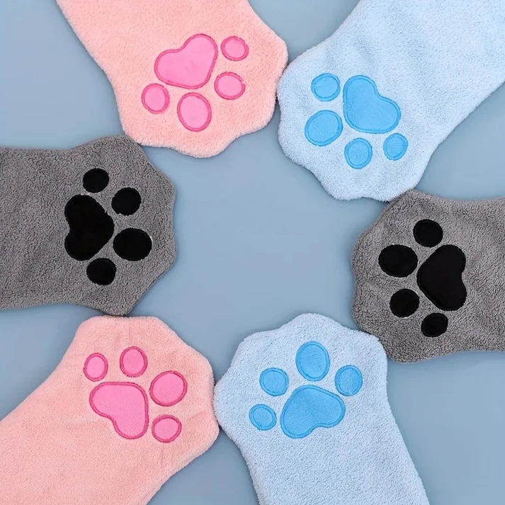 Microfiber Paw Pet Glove