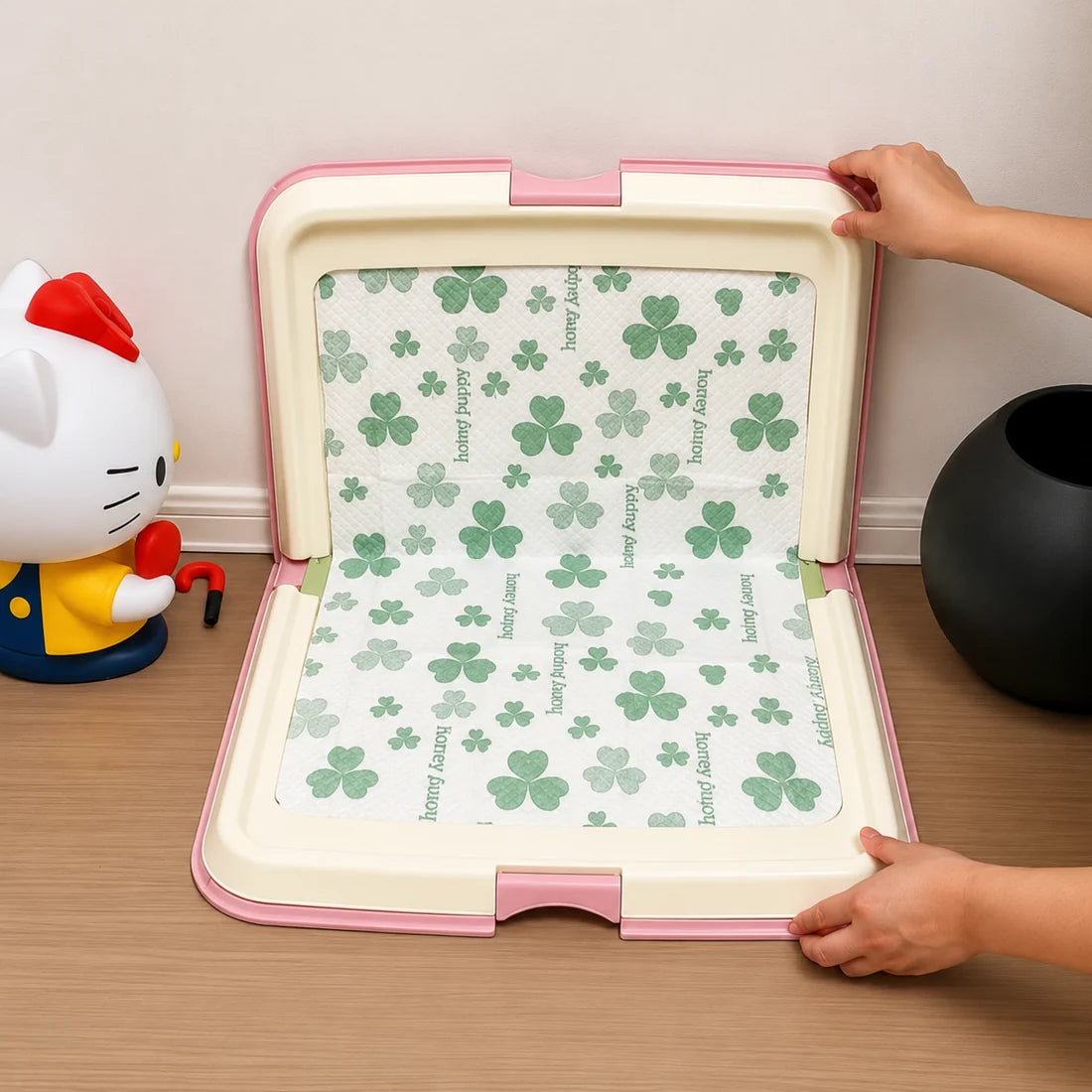 Foldable Dog Toilet Tray + Pads