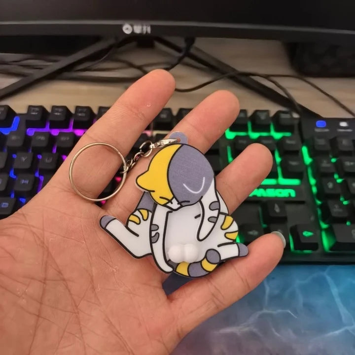Playful Cat Keychain™
