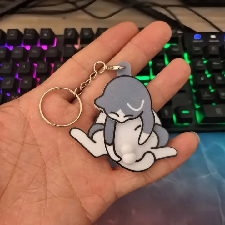 Playful Cat Keychain™