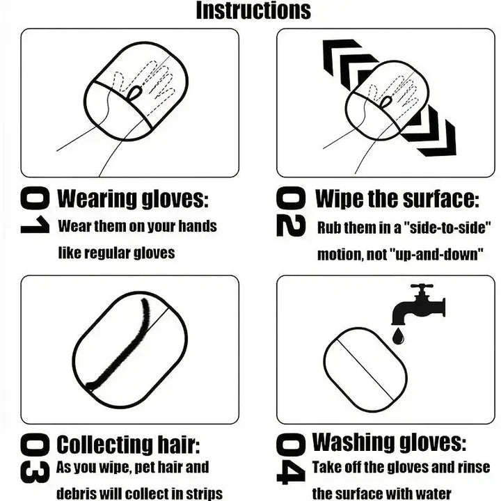 Lint Removal Glove